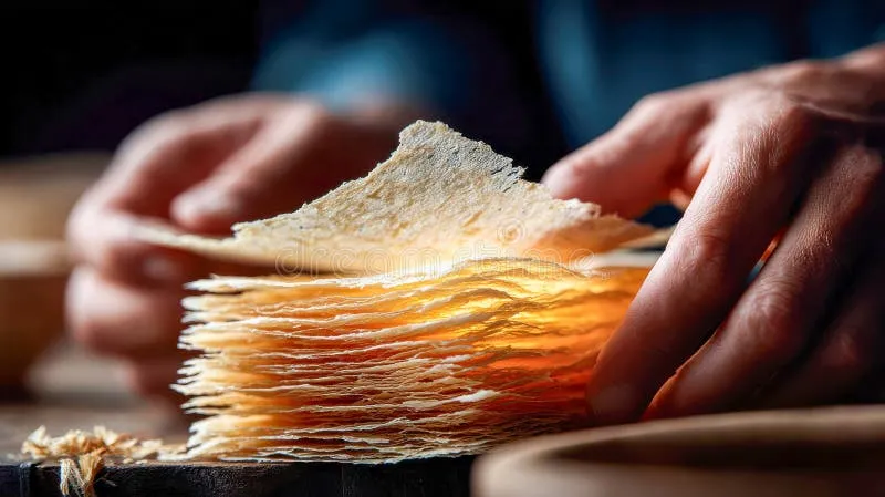 Close up of hands holding a letter