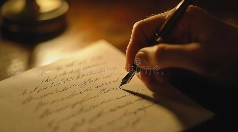 A person writing a heartfelt note in a sympathy card for a lost pet